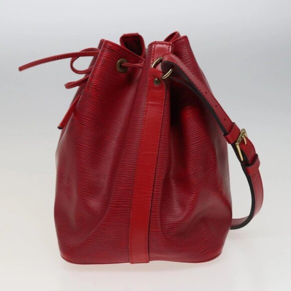 LOUIS VUITTON Epi Petit Noe Shoulder Bag Red M44107 LV Auth 77898 - Picture 6 of 16